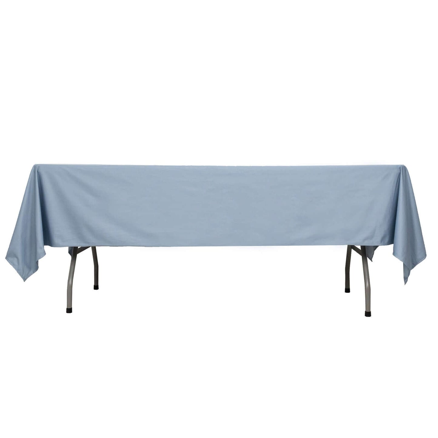 Scuba Rectangular 60"x102" Tablecloth Dusty Blue - Wrinkle Free & Stain Resistant Table Cover - Bell Racket Store
