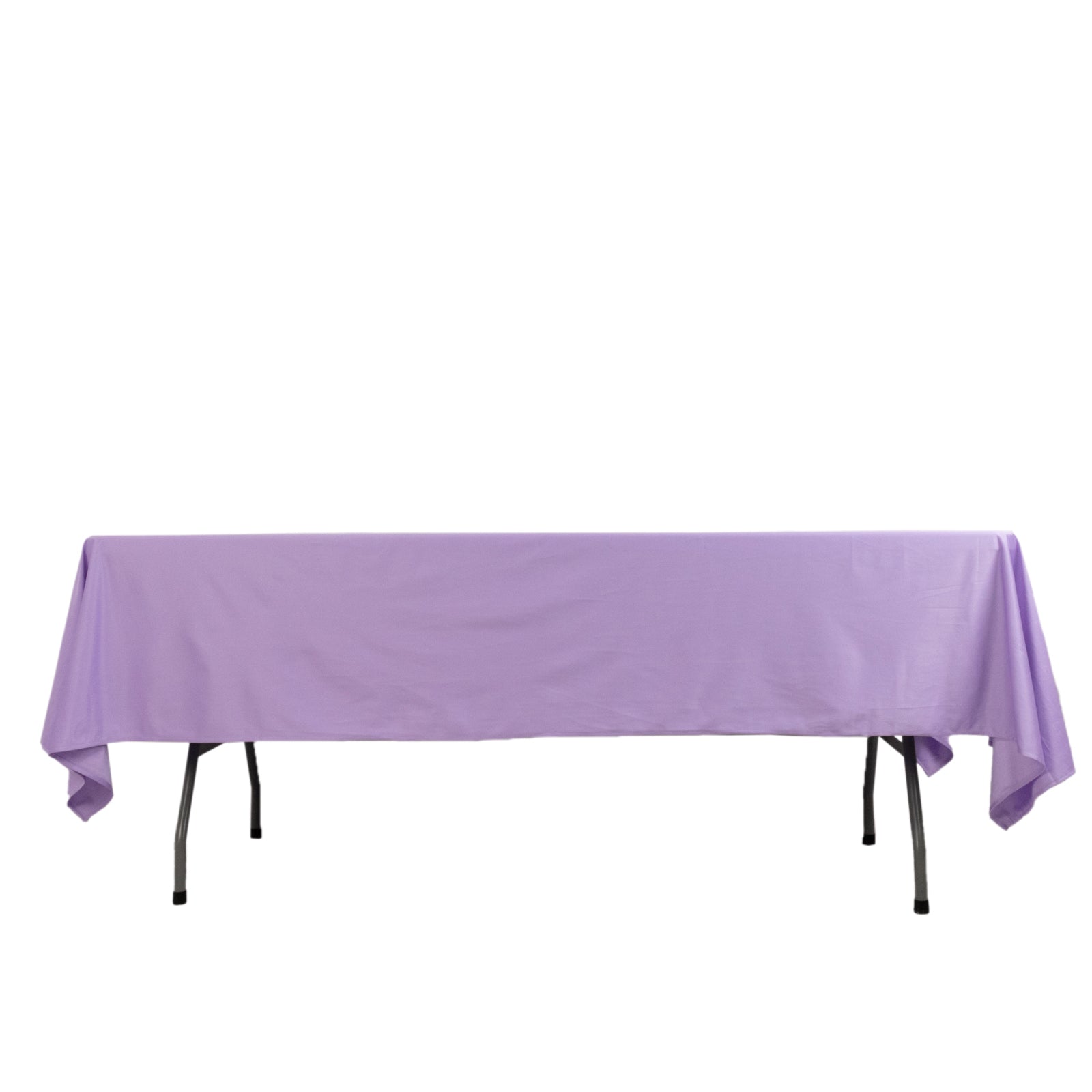 Scuba Rectangular 60"x102" Tablecloth Lavender Lilac - Wrinkle Free & Stain Resistant Table Cover - Bell Racket Store