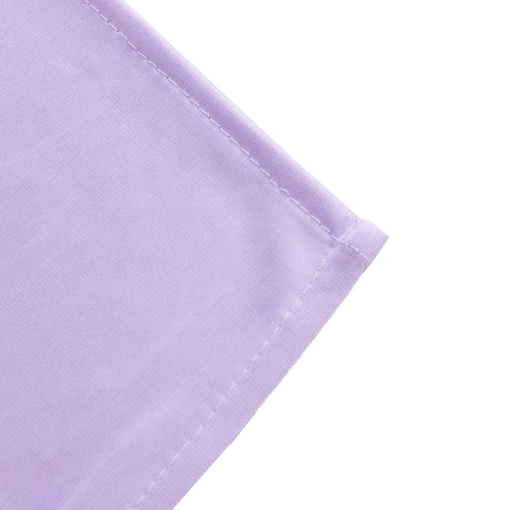 Scuba Rectangular 60"x102" Tablecloth Lavender Lilac - Wrinkle Free & Stain Resistant Table Cover - Bell Racket Store