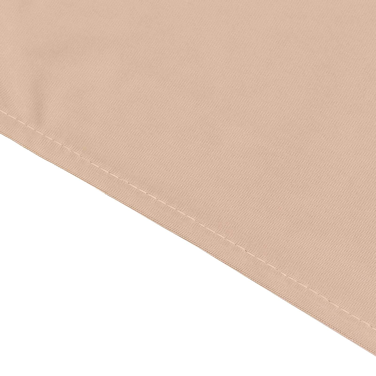 Scuba Rectangular 60"x102" Tablecloth Nude - Wrinkle Free & Stain Resistant Table Cover - Bell Racket Store