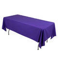 Scuba Rectangular 60"x102" Tablecloth Purple - Wrinkle Free & Stain Resistant Table Cover - Bell Racket Store