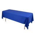Scuba Rectangular 60"x102" Tablecloth Royal Blue - Wrinkle Free & Stain Resistant Table Cover - Bell Racket Store