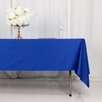 Scuba Rectangular 60"x102" Tablecloth Royal Blue - Wrinkle Free & Stain Resistant Table Cover - Bell Racket Store