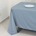 Scuba Rectangular 72"x120" Tablecloth Dusty Blue - Wrinkle Free & Stain Resistant Table Cover - Bell Racket Store