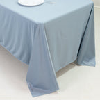 Scuba Rectangular 72"x120" Tablecloth Dusty Blue - Wrinkle Free & Stain Resistant Table Cover - Bell Racket Store