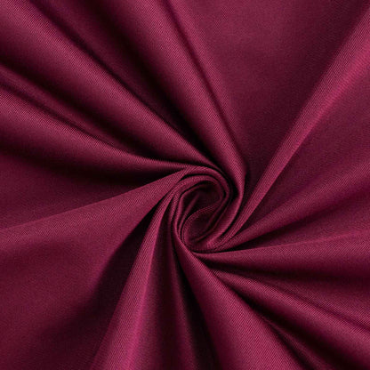 Scuba Rectangular 90"x132" Tablecloth Burgundy - Wrinkle Free, Stain Resistant & Seamless Table Cover - Bell Racket Store