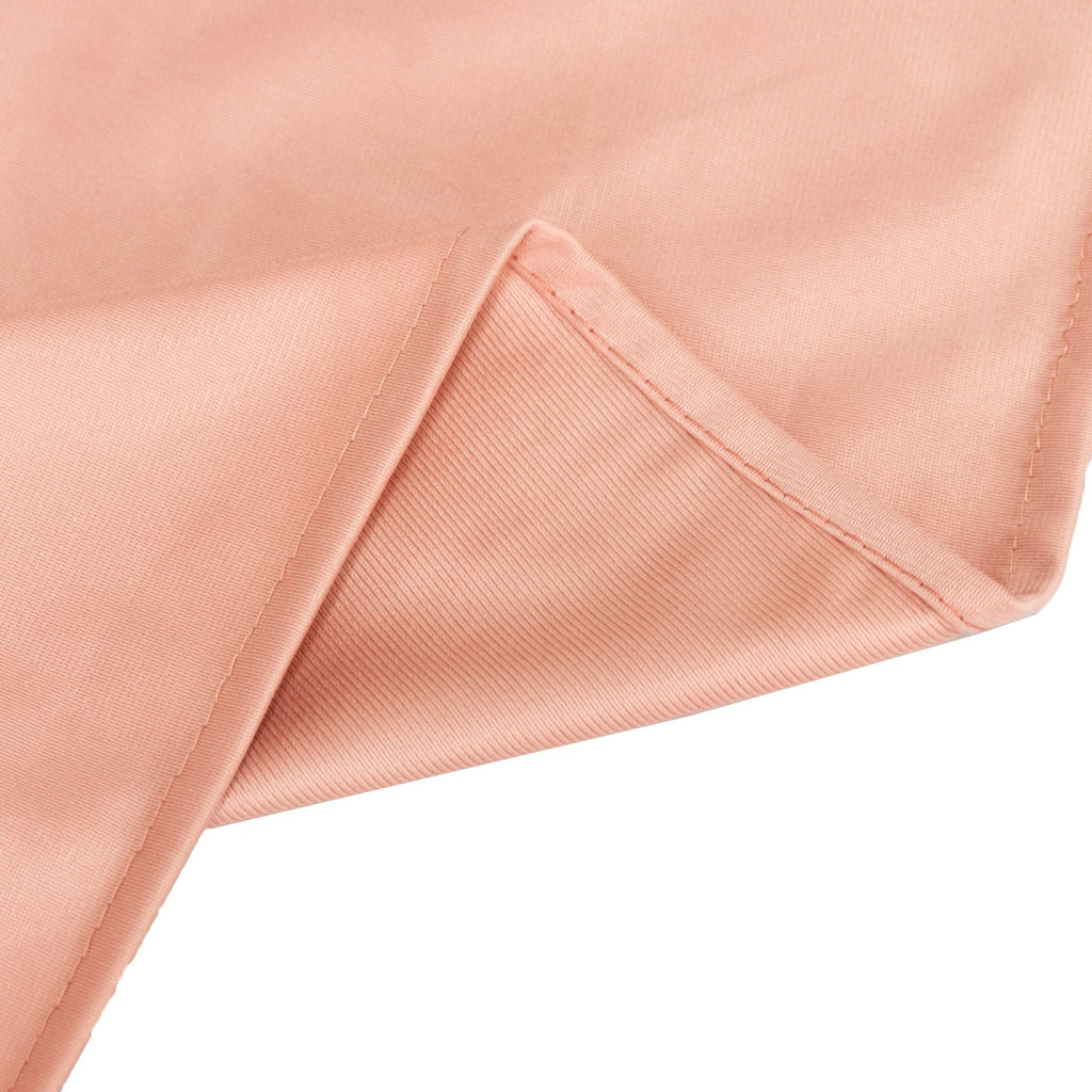 Scuba Rectangular 90"x132" Tablecloth Dusty Rose - Wrinkle Free, Stain Resistant & Seamless Table Cover - Bell Racket Store