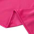Scuba Rectangular 90"x132" Tablecloth Fuchsia - Wrinkle Free, Stain Resistant & Seamless Table Cover - Bell Racket Store