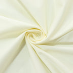 Scuba Rectangular 90"x132" Tablecloth Ivory with Rounded Corners â€“ Seamless, Wrinkle Free & Stain Resistant Table Cover - Bell Racket Store