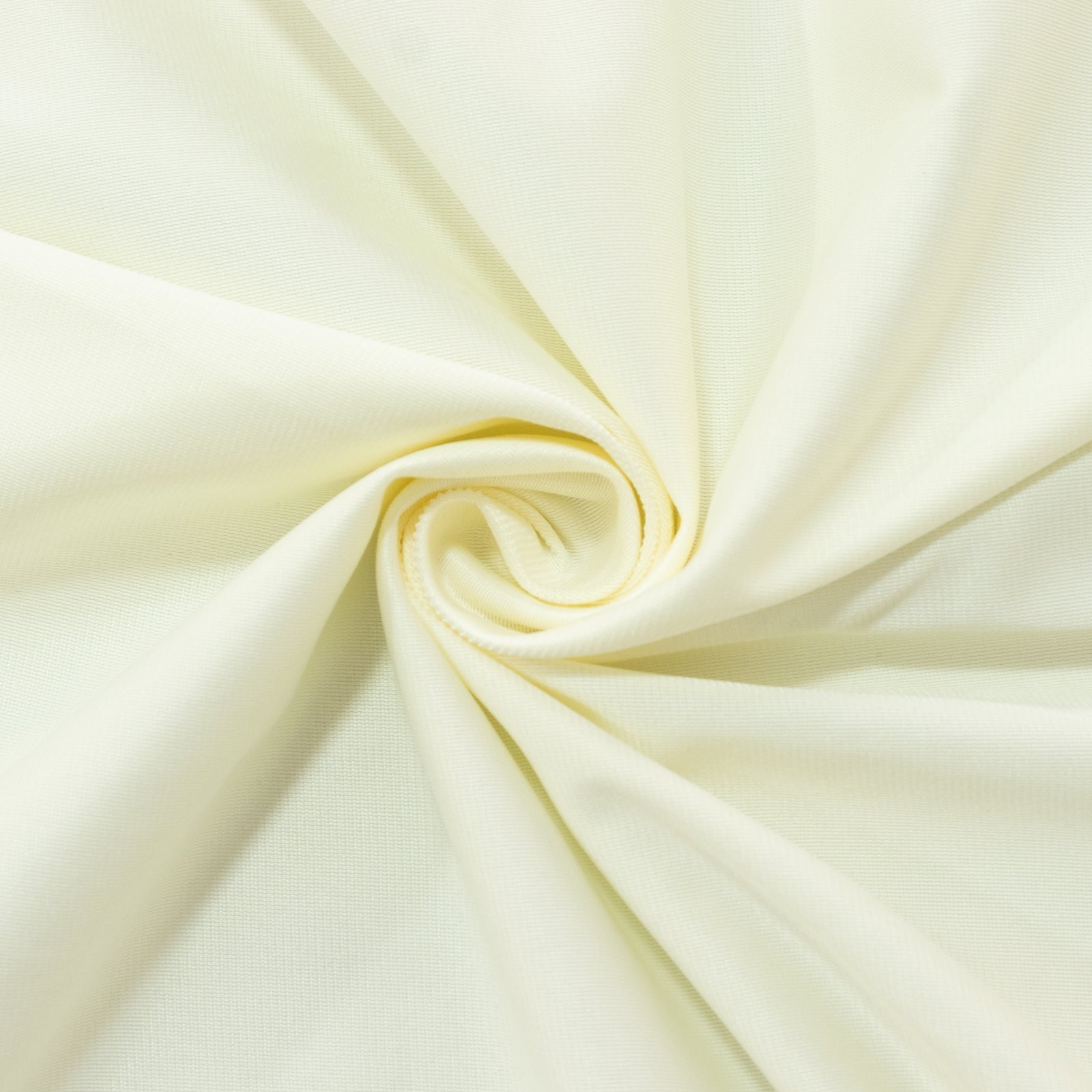 Scuba Rectangular 90"x132" Tablecloth Ivory with Rounded Corners â€“ Seamless, Wrinkle Free & Stain Resistant Table Cover - Bell Racket Store