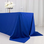 Scuba Rectangular 90"x132" Tablecloth Royal Blue - Wrinkle Free, Stain Resistant & Seamless Table Cover - Bell Racket Store