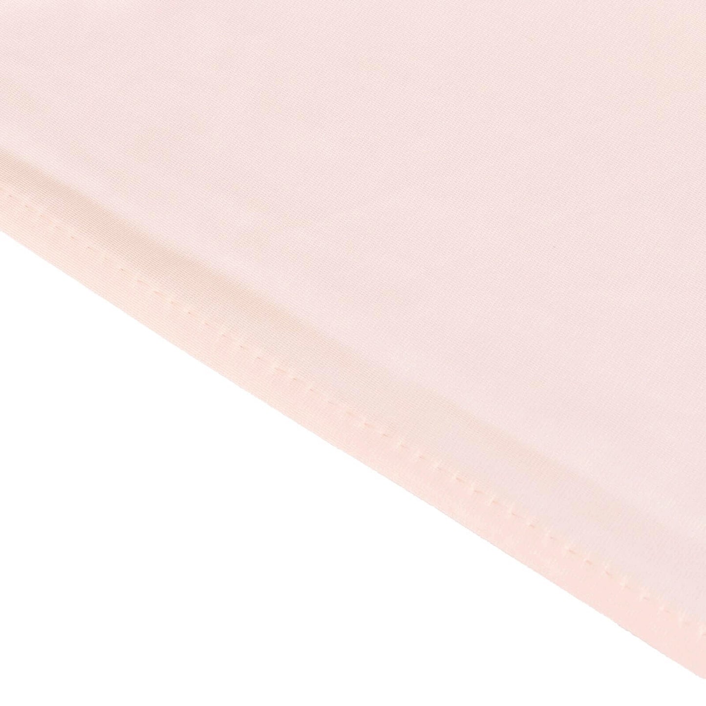 Scuba Rectangular 90"x156" Tablecloth Blush - Wrinkle Free, Stain Resistant & Seamless Table Cover - Bell Racket Store