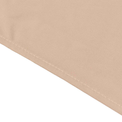 Scuba Rectangular 90"x156" Tablecloth Nude - Wrinkle Free, Stain Resistant & Seamless Table Cover - Bell Racket Store