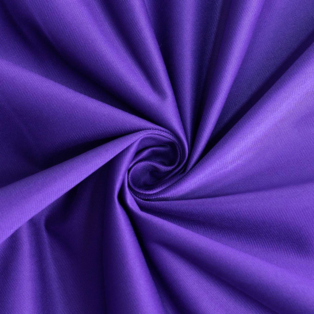 Scuba Rectangular 90"x156" Tablecloth Purple - Wrinkle Free, Stain Resistant & Seamless Table Cover - Bell Racket Store