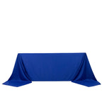 Scuba Rectangular 90"x156" Tablecloth Royal Blue - Wrinkle Free, Stain Resistant & Seamless Table Cover - Bell Racket Store