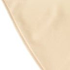Scuba Round 108" Tablecloth Beige - Wrinkle Free & Stain Resistant Table Cover - Bell Racket Store