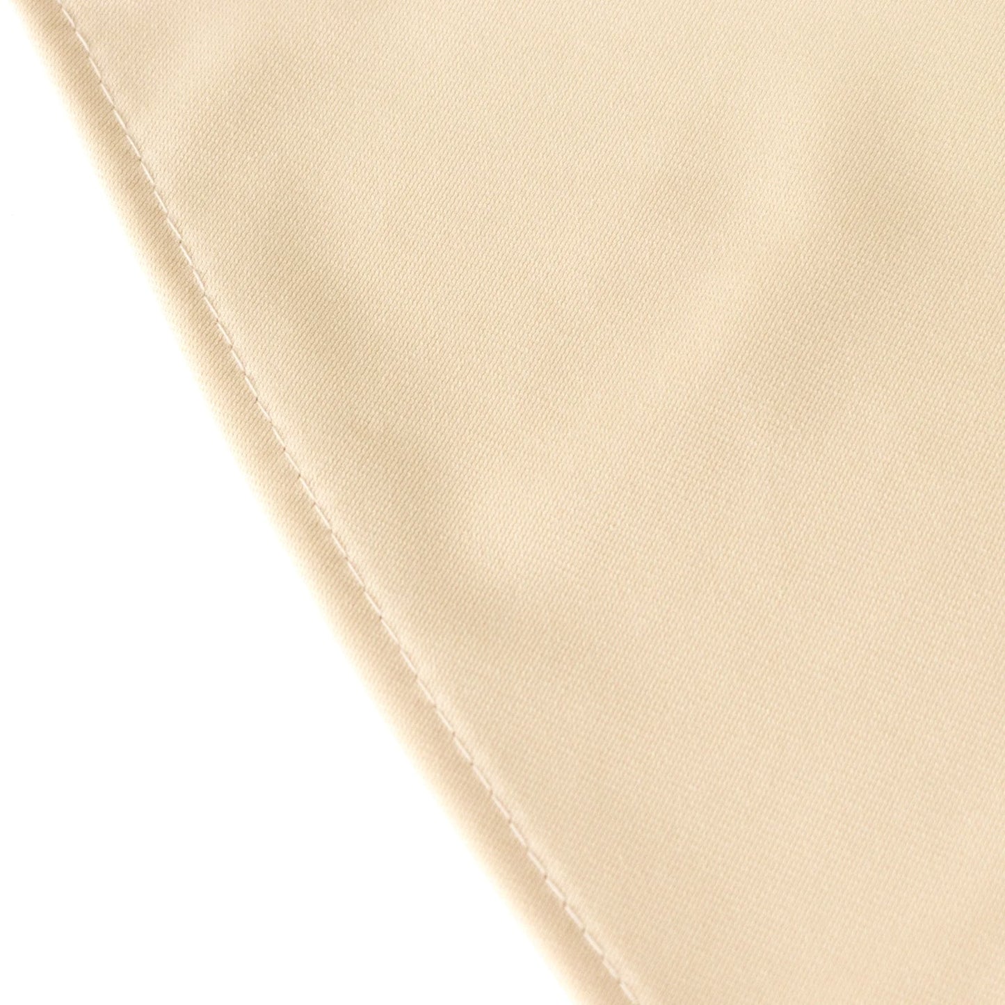 Scuba Round 108" Tablecloth Beige - Wrinkle Free & Stain Resistant Table Cover - Bell Racket Store