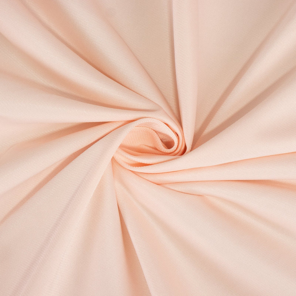 Scuba Round 108" Tablecloth Blush - Wrinkle Free & Stain Resistant Table Cover - Bell Racket Store