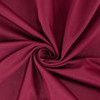 Scuba Round 108" Tablecloth Burgundy - Wrinkle Free & Stain Resistant Table Cover - Bell Racket Store