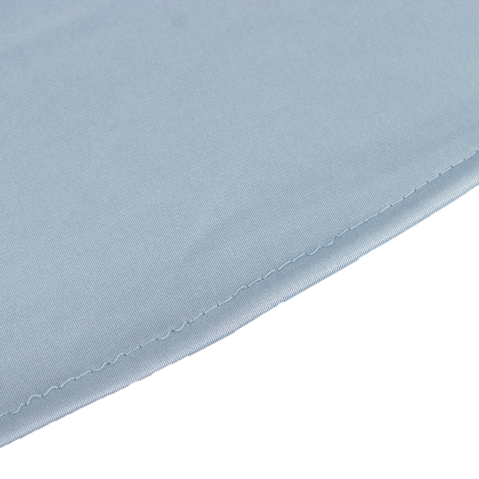 Scuba Round 108" Tablecloth Dusty Blue - Wrinkle Free & Stain Resistant Table Cover - Bell Racket Store