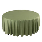 Scuba Round 108" Tablecloth Dusty Sage Green - Wrinkle Free & Stain Resistant Table Cover - Bell Racket Store
