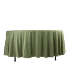 Scuba Round 108" Tablecloth Dusty Sage Green - Wrinkle Free & Stain Resistant Table Cover - Bell Racket Store