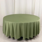 Scuba Round 108" Tablecloth Dusty Sage Green - Wrinkle Free & Stain Resistant Table Cover - Bell Racket Store