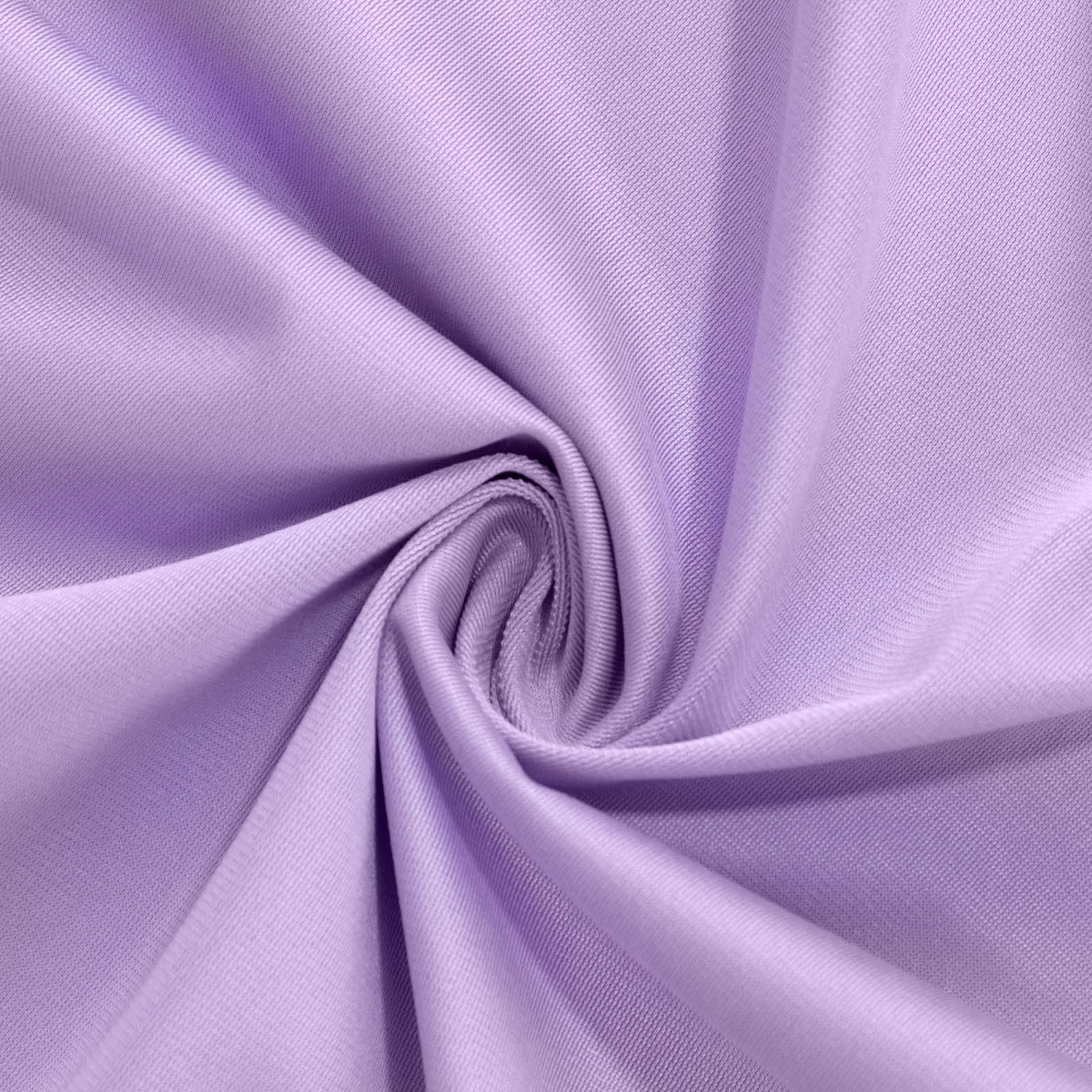 Scuba Round 108" Tablecloth Lavender Lilac - Wrinkle Free & Stain Resistant Table Cover - Bell Racket Store
