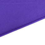 Scuba Round 108" Tablecloth Purple - Wrinkle Free & Stain Resistant Table Cover - Bell Racket Store