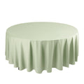Scuba Round 108" Tablecloth Sage Green - Wrinkle Free & Stain Resistant Table Cover - Bell Racket Store