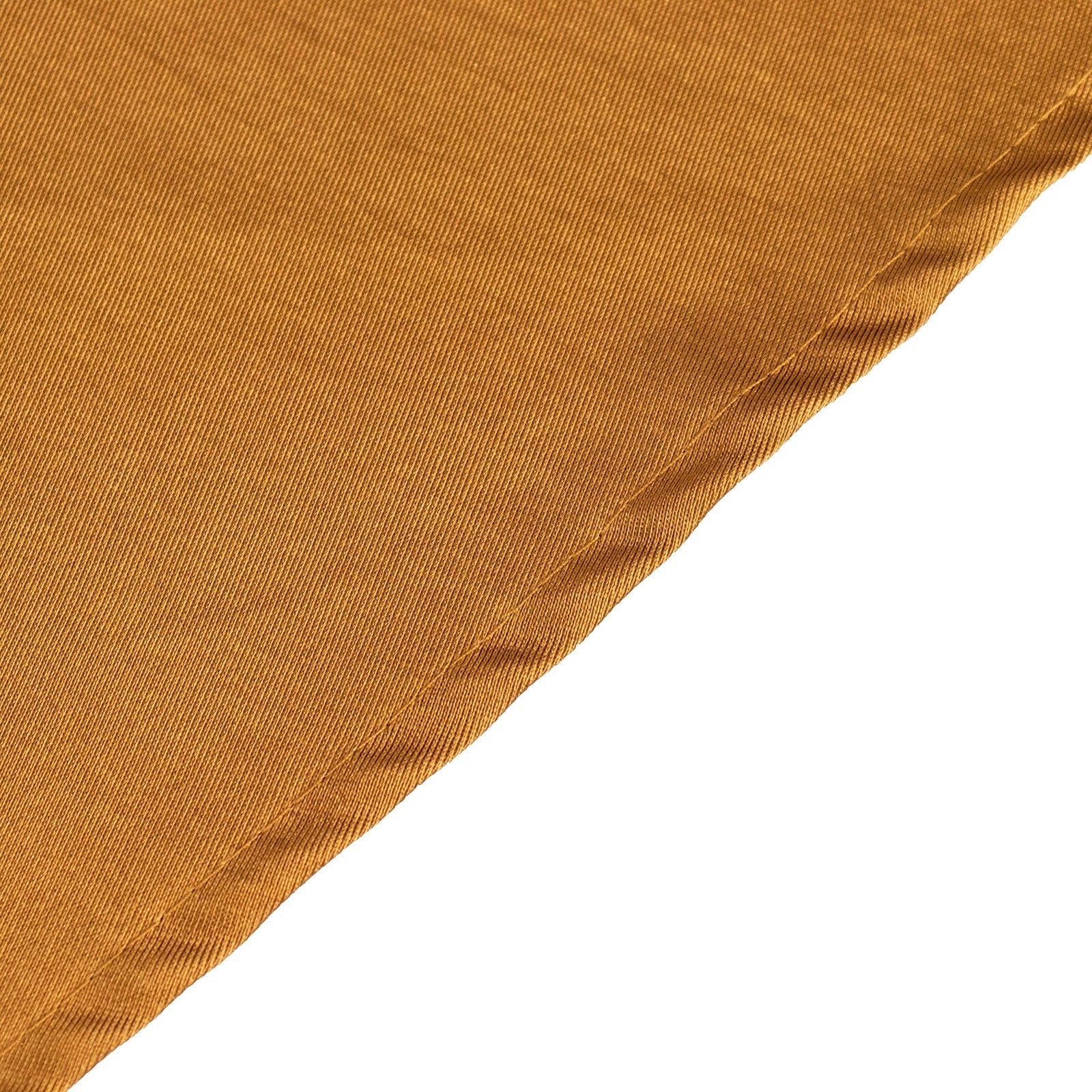 Scuba Round 108" Tablecloth Shimmering Gold - Wrinkle Free & Stain Resistant Table Cover for Weddings and Parties - Bell Racket Store