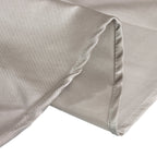 Scuba Round 108" Tablecloth Shimmering Silver - Wrinkle Free & Stain Resistant Table Cover - Bell Racket Store