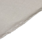 Scuba Round 108" Tablecloth Shimmering Silver - Wrinkle Free & Stain Resistant Table Cover - Bell Racket Store