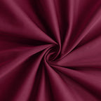 Scuba Round 132" Tablecloth Burgundy - Wrinkle Free & Stain Resistant Seamless Table Cover - Bell Racket Store