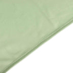 Scuba Round 132" Tablecloth Sage Green - Wrinkle Free & Stain Resistant Seamless Table Cover - Bell Racket Store