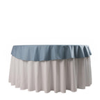 Scuba Round 70" Tablecloth Dusty Blue - Wrinkle Free & Stain Resistant Table Cover - Bell Racket Store