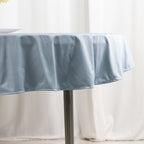 Scuba Round 70" Tablecloth Dusty Blue - Wrinkle Free & Stain Resistant Table Cover - Bell Racket Store