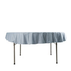 Scuba Round 70" Tablecloth Dusty Blue - Wrinkle Free & Stain Resistant Table Cover - Bell Racket Store