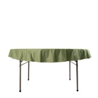 Scuba Round 70" Tablecloth Dusty Sage Green - Wrinkle Free & Stain Resistant Table Cover - Bell Racket Store