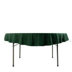 Scuba Round 70" Tablecloth Hunter Emerald Green - Wrinkle Free & Stain Resistant Table Cover - Bell Racket Store