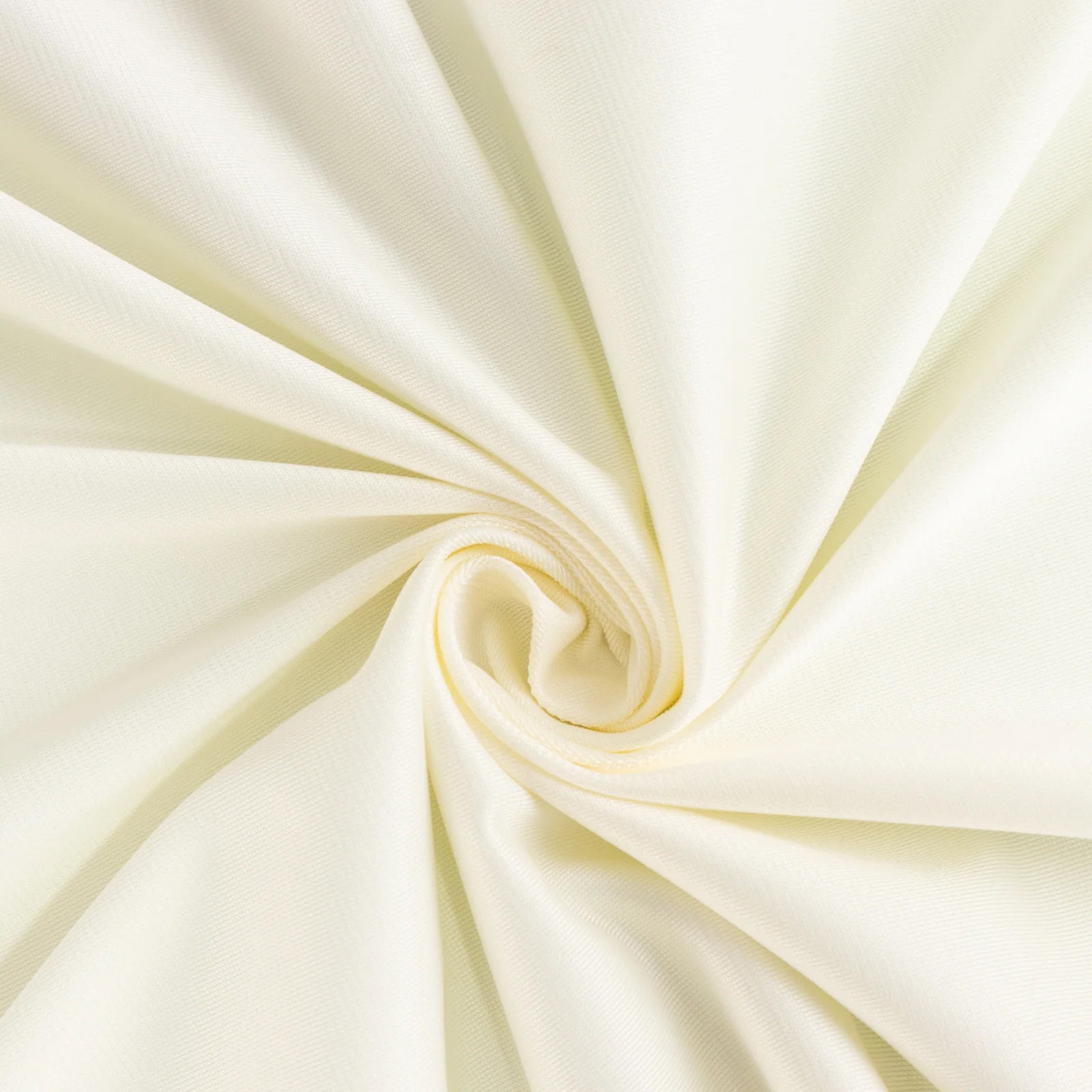 Scuba Round 70" Tablecloth Ivory - Wrinkle Free & Stain Resistant Table Cover - Bell Racket Store