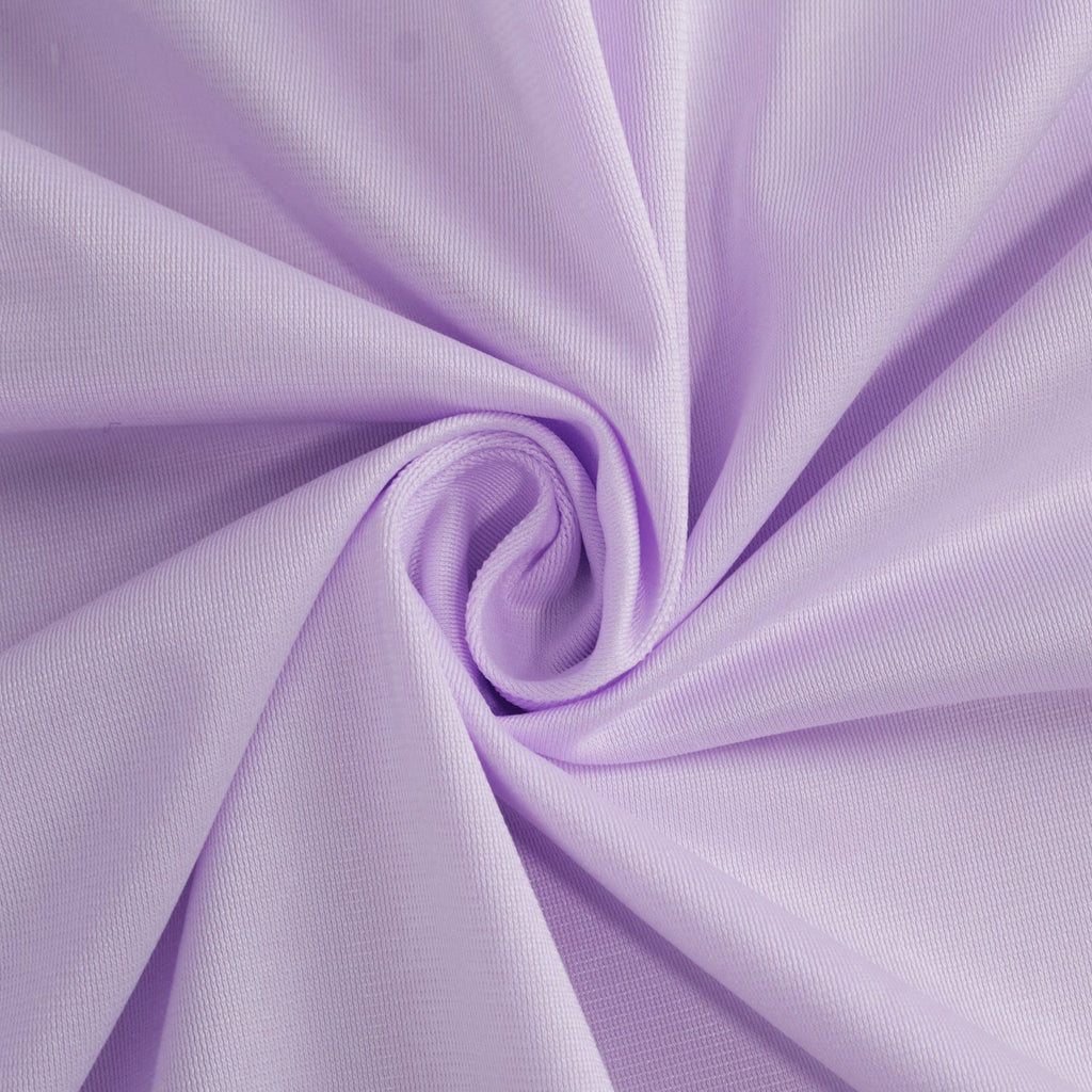 Scuba Round 70" Tablecloth Lavender Lilac - Wrinkle Free & Stain Resistant Table Cover - Bell Racket Store