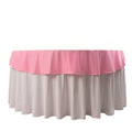 Scuba Round 70" Tablecloth Pink - Wrinkle Free & Stain Resistant Table Cover - Bell Racket Store