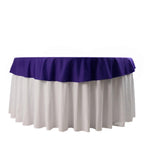 Scuba Round 70" Tablecloth Purple - Wrinkle Free & Stain Resistant Table Cover - Bell Racket Store