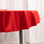 Scuba Round 70" Tablecloth Red - Wrinkle Free & Stain Resistant Table Cover - Bell Racket Store