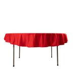 Scuba Round 70" Tablecloth Red - Wrinkle Free & Stain Resistant Table Cover - Bell Racket Store