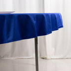 Scuba Round 70" Tablecloth Royal Blue - Wrinkle Free & Stain Resistant Table Cover - Bell Racket Store