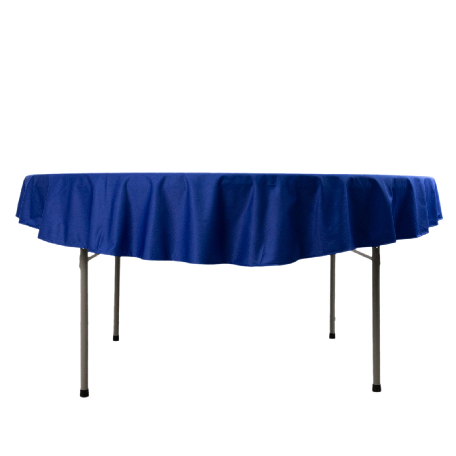 Scuba Round 70" Tablecloth Royal Blue - Wrinkle Free & Stain Resistant Table Cover - Bell Racket Store