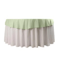 Scuba Round 70" Tablecloth Sage Green - Wrinkle Free & Stain Resistant Table Cover - Bell Racket Store