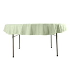 Scuba Round 70" Tablecloth Sage Green - Wrinkle Free & Stain Resistant Table Cover - Bell Racket Store
